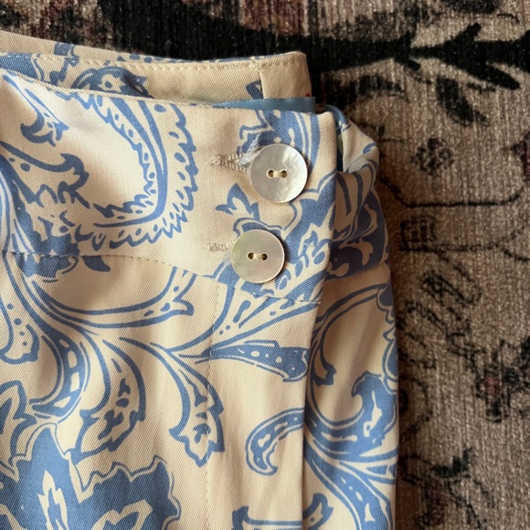 J McLaughlin Silk Paisley Pants - Picture 5 of 6